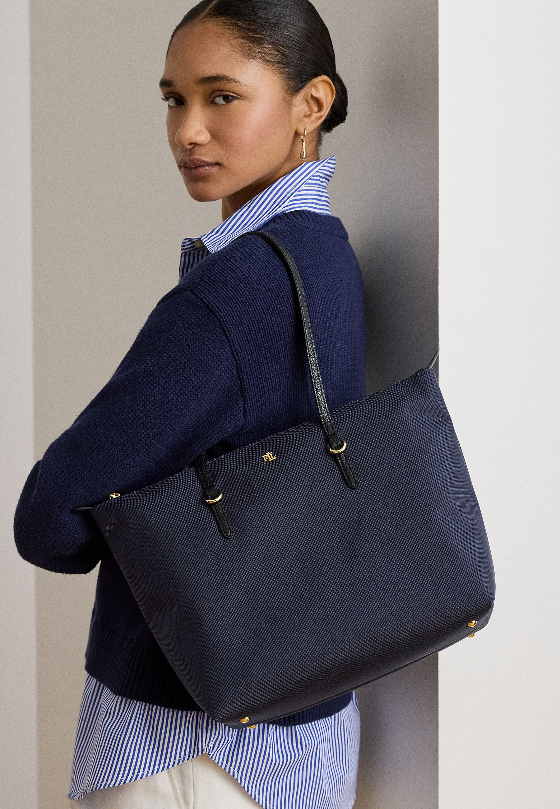 NYLON MEDIUM KEATON TOTE BAG - Shopper - refined navy