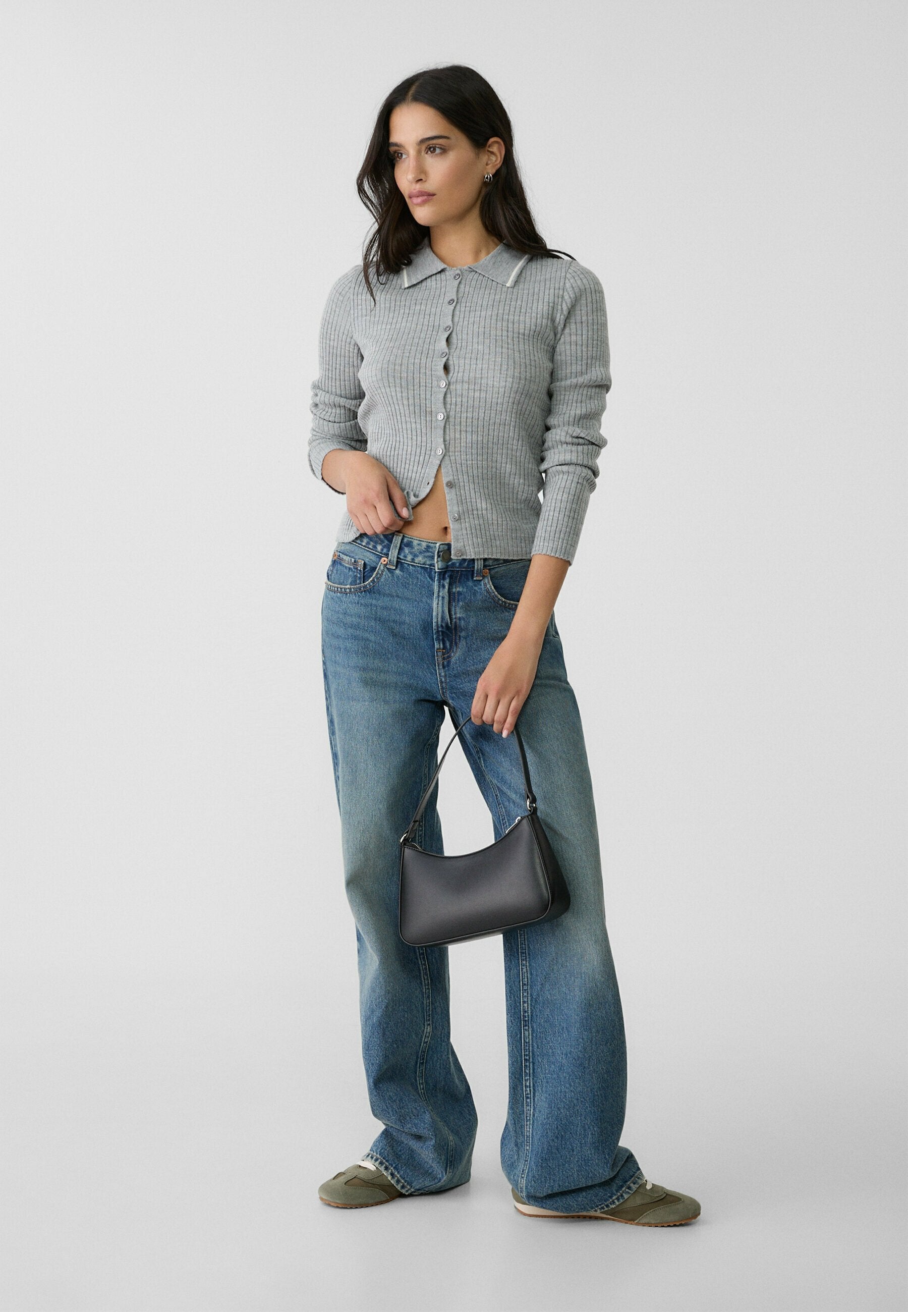 WITH CHAIN DETAIL - Handtas - black