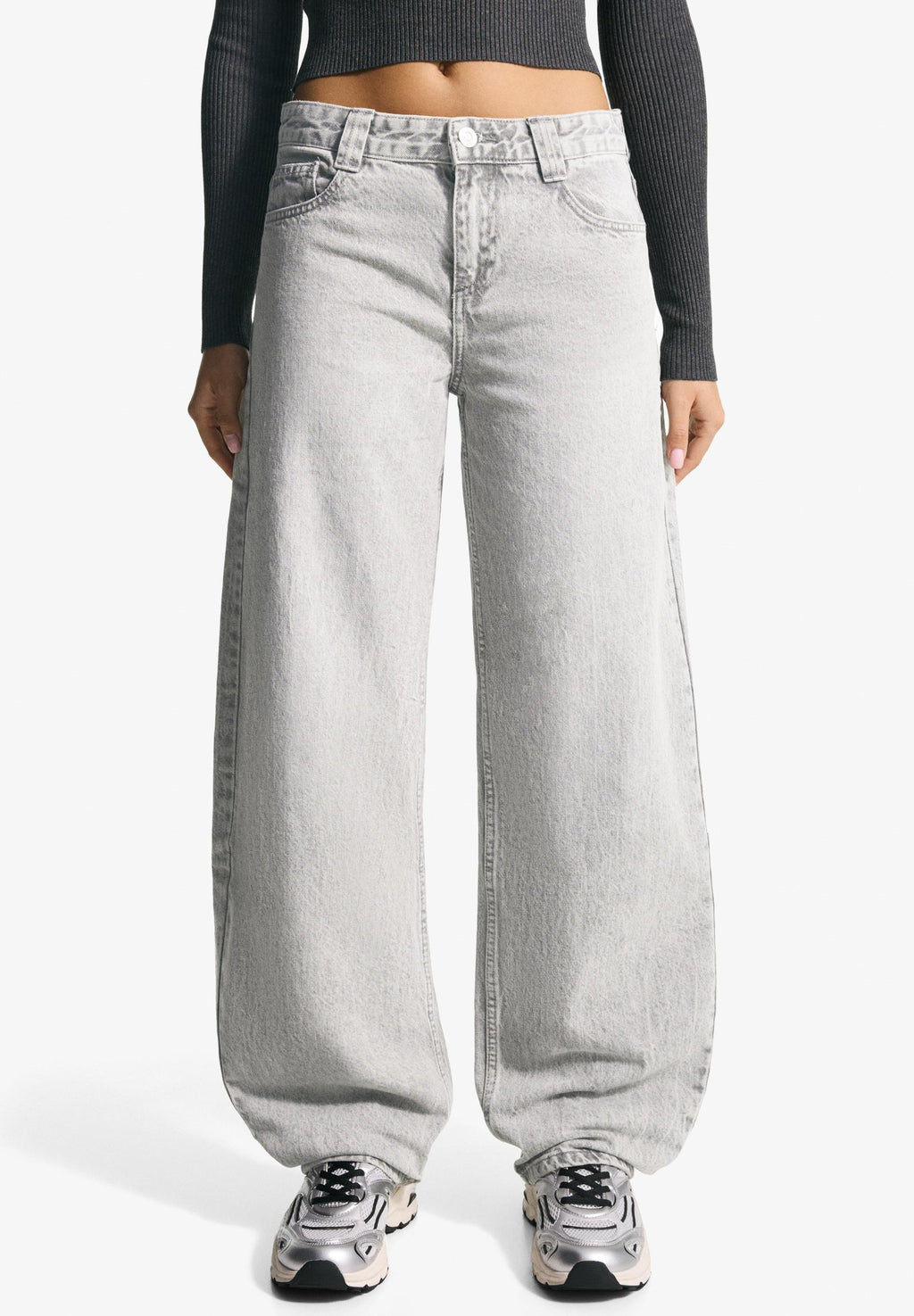 BALLOON - BAGGY - Relaxed fit jeans - grey