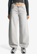 BALLOON - BAGGY - Relaxed fit jeans - grey