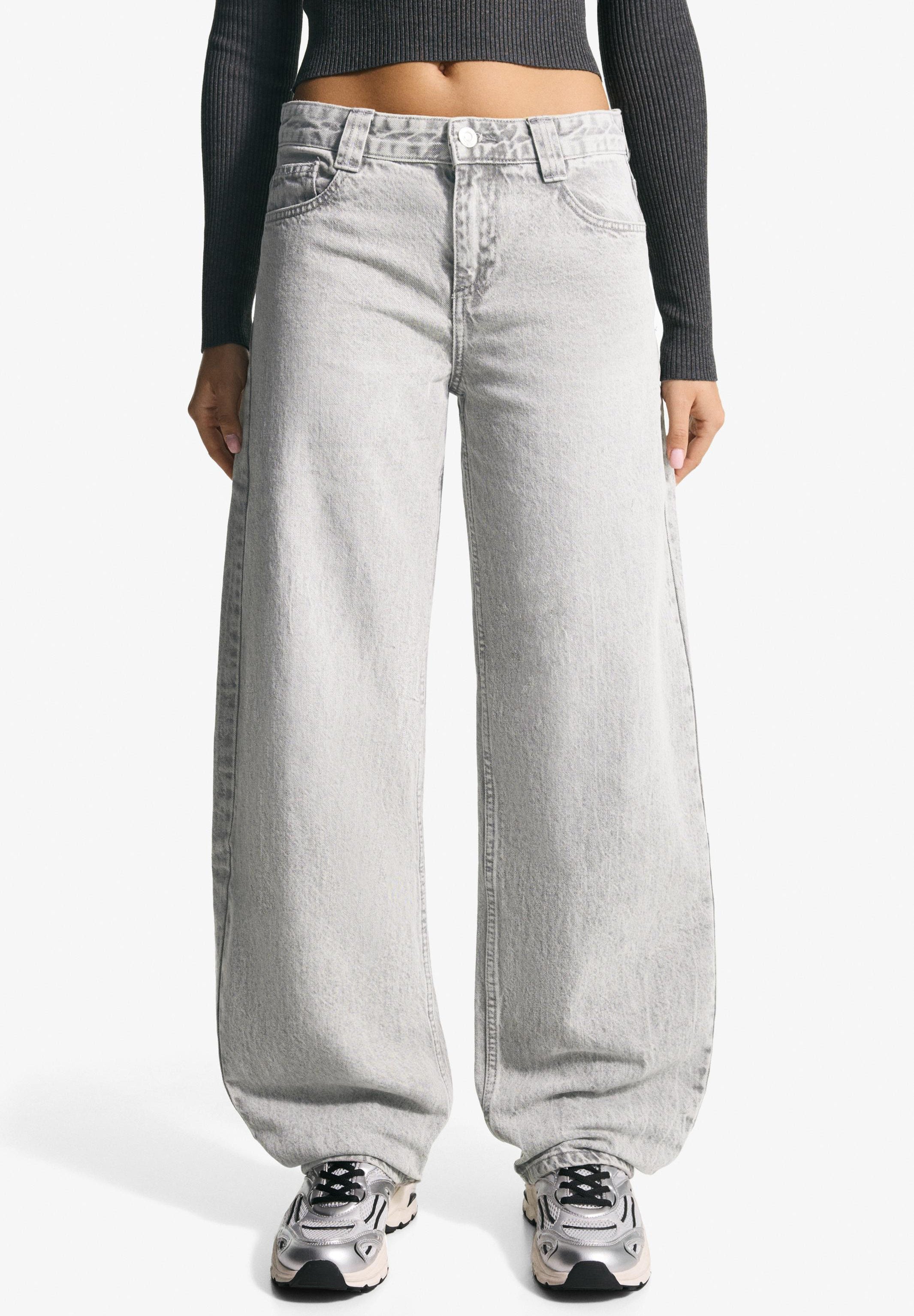 BALLOON - BAGGY - Relaxed fit jeans - grey