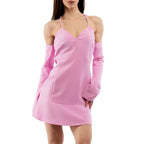 Multicolor Polyester Casual Dress