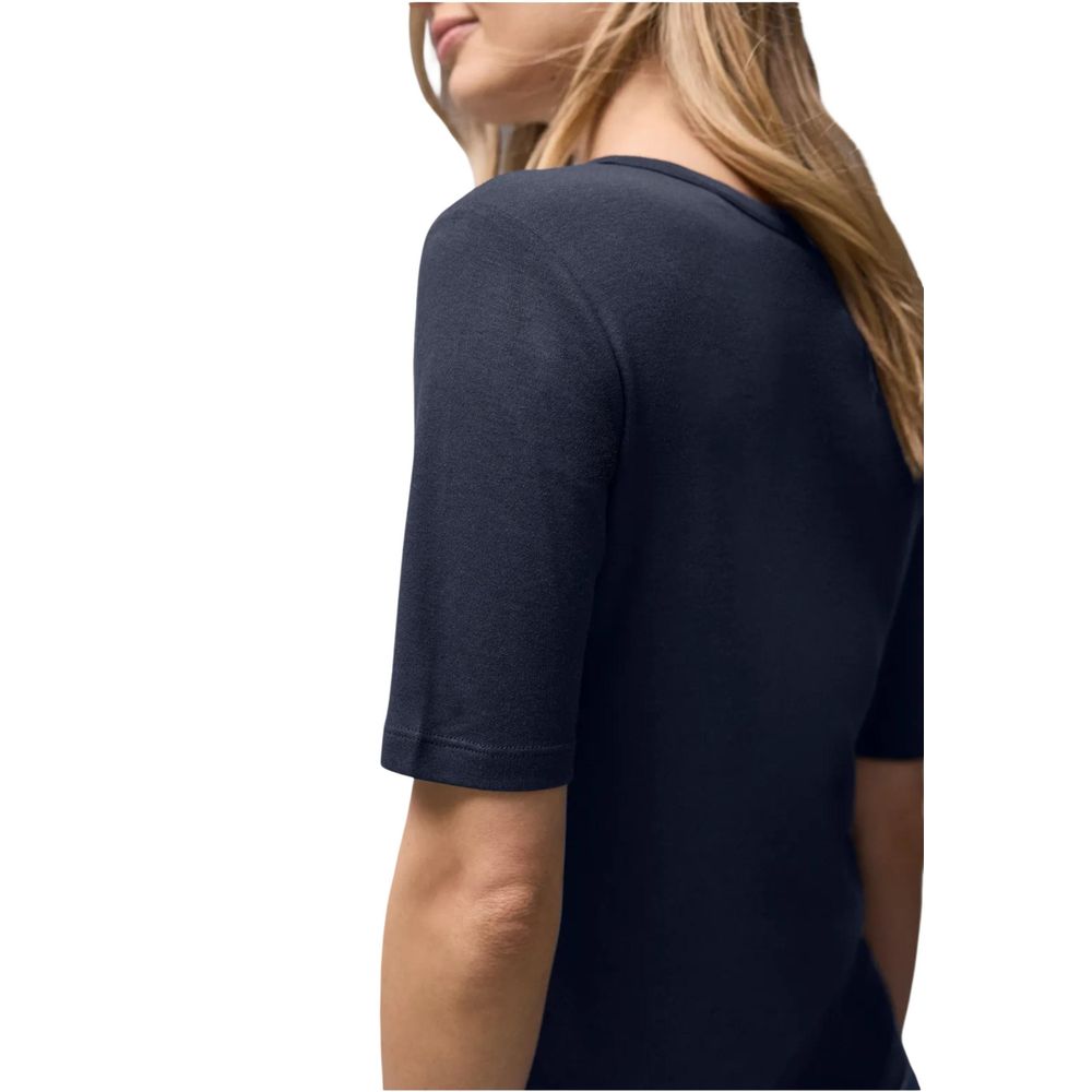Blue Cotton T-Shirt