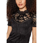 Black Polyamide T-Shirt