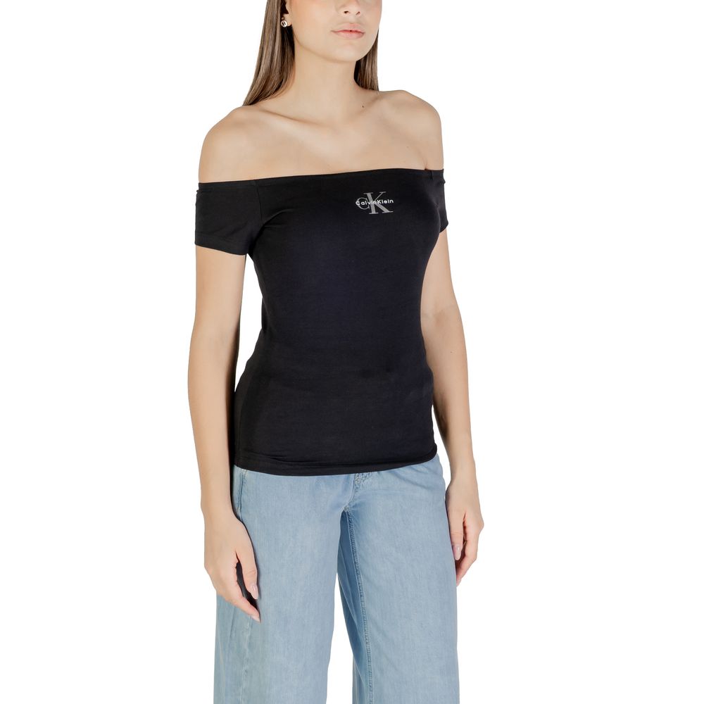 Black Cotton T-Shirt