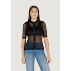 Black Polyester Blouse