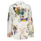 White Cotton Women Shirt