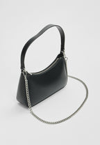 WITH CHAIN DETAIL - Handtas - black