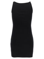 Black Cotton Short Dress