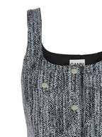 Multicolor Cotton Short Dress