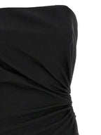 Black Virgin Wool Long Dress