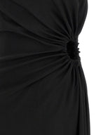 Black Virgin Wool Long Dress