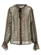 Brown Viscose Blouse