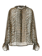Brown Viscose Blouse