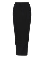 Black Wool Mini Skirt