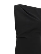 Black Triacetate Long Dress