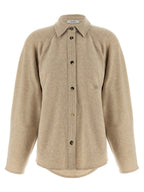 Beige Cashmere Blouse