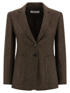 Brown Virgin Wool Blazer