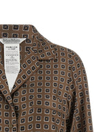 Brown Silk Blouse