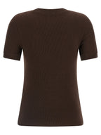 Brown Cotton T-Shirt