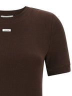 Brown Cotton T-Shirt