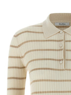 Beige Cashmere Polo Shirt