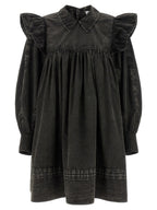 Black Organic Cotton Short Dress