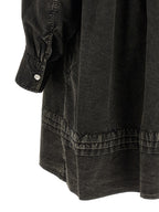 Black Organic Cotton Short Dress