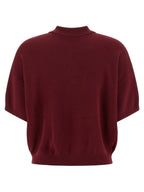 Bordeaux Mohair Polo Shirt