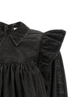 Black Organic Cotton Blouse