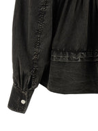 Black Organic Cotton Blouse