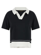 Bicolor Polyester Polo Shirt