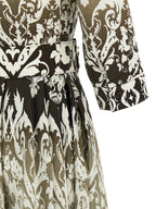 Multicolor Cotton Midi Dress