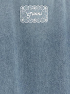 Blue Organic Cotton Short Dress