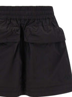 Black Polyamide Long Skirt