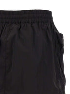 Black Polyamide Long Skirt