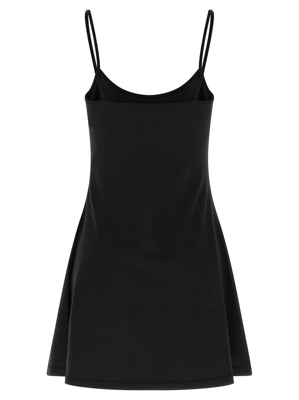 Black Cotton Short Dress