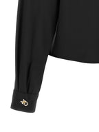 Black Virgin Wool Blouse