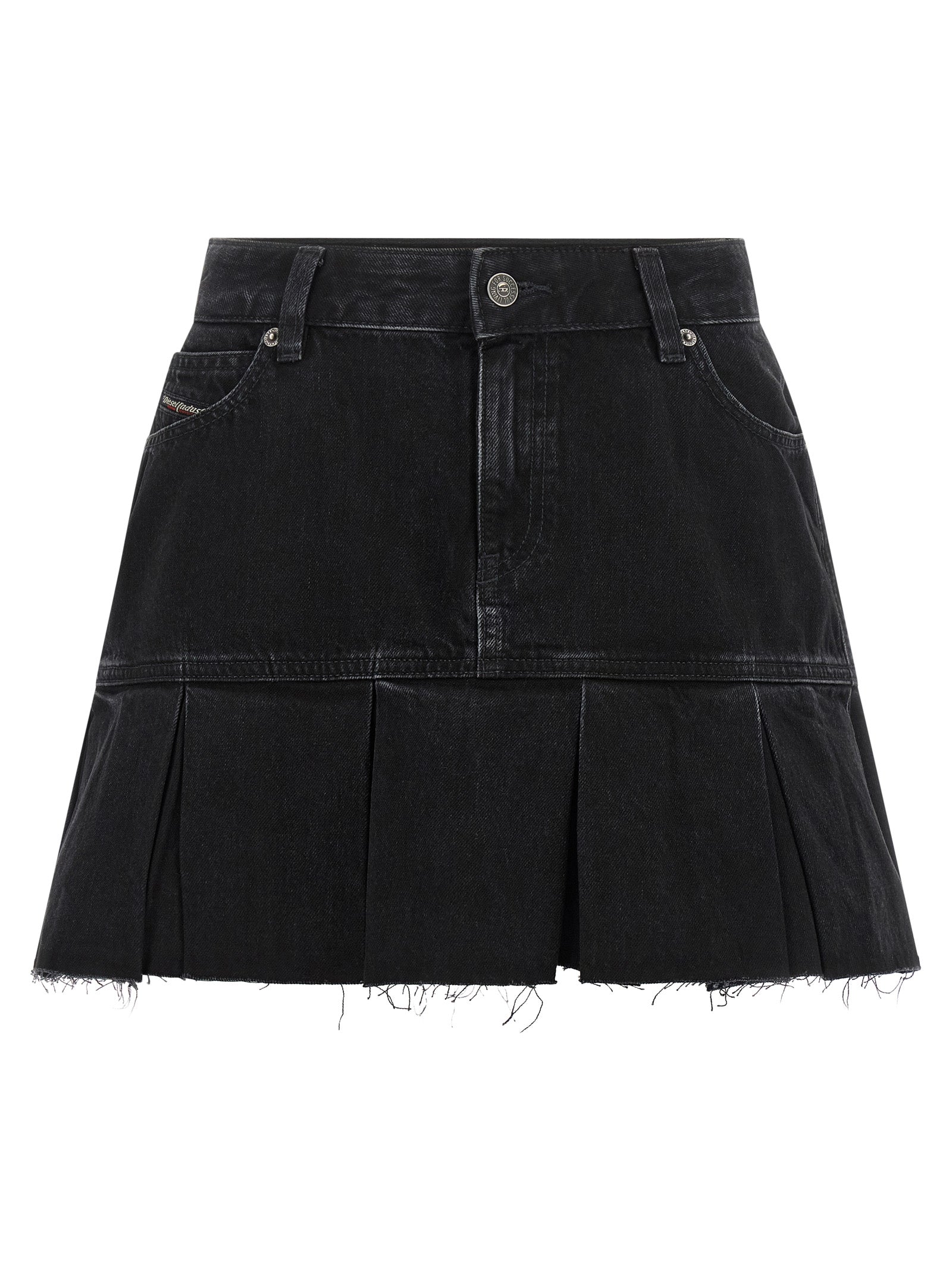 Blue Cotton Long Skirt