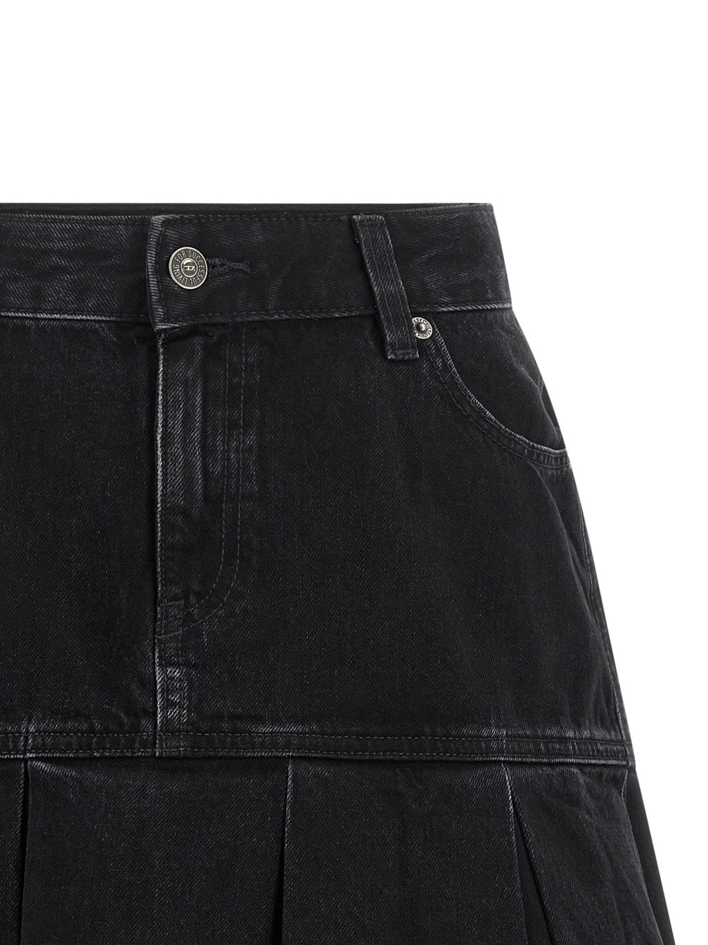 Blue Cotton Long Skirt