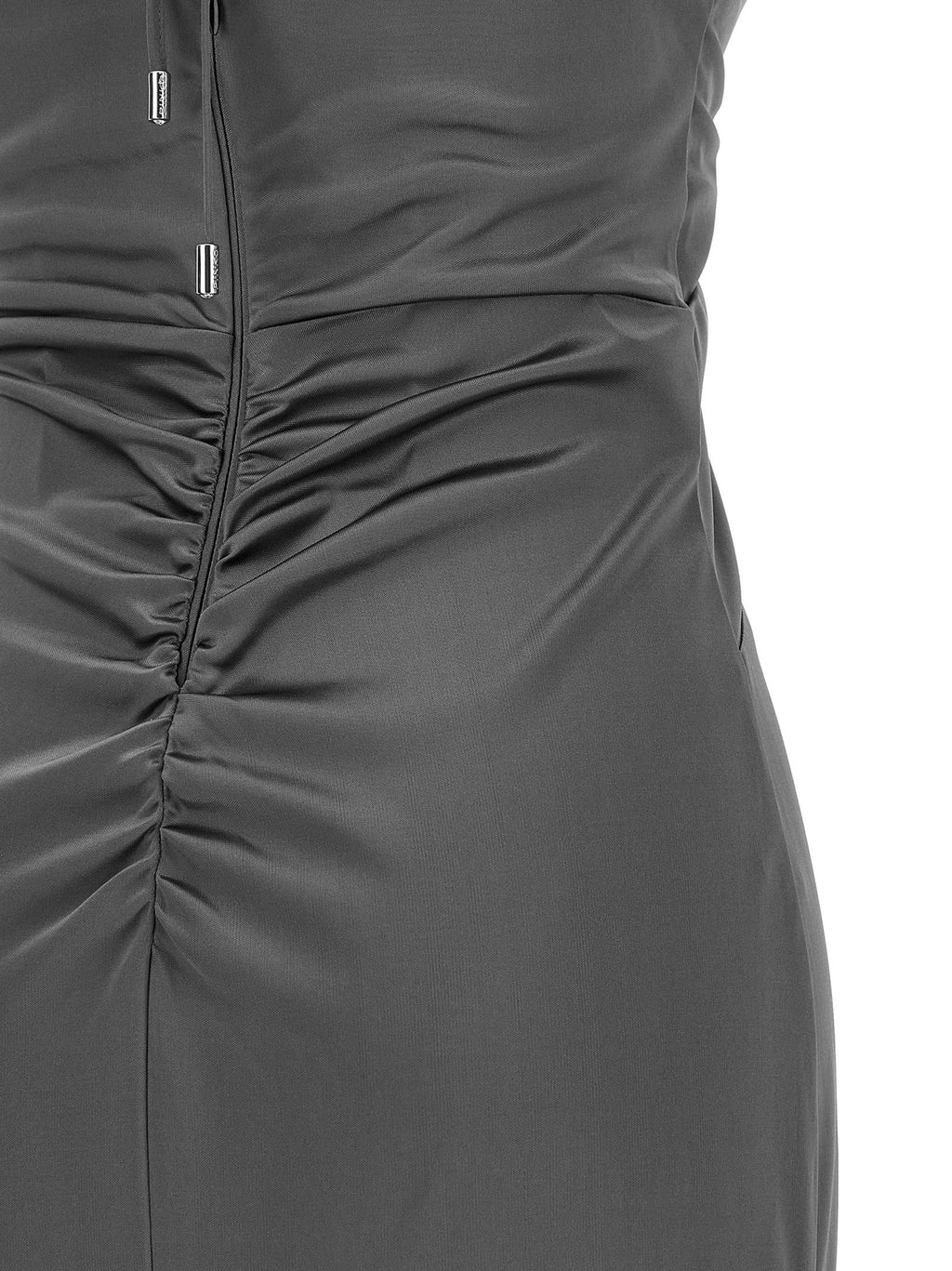 Gray Acetate Long Dress