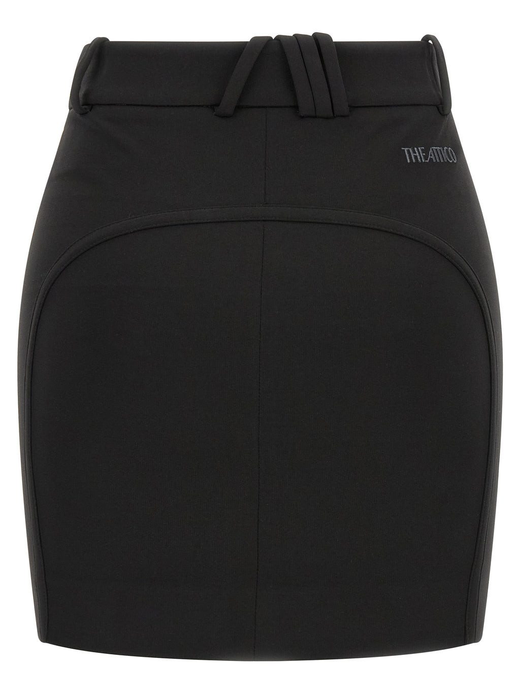 Black Viscose Long Skirt