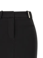 Black Viscose Long Skirt