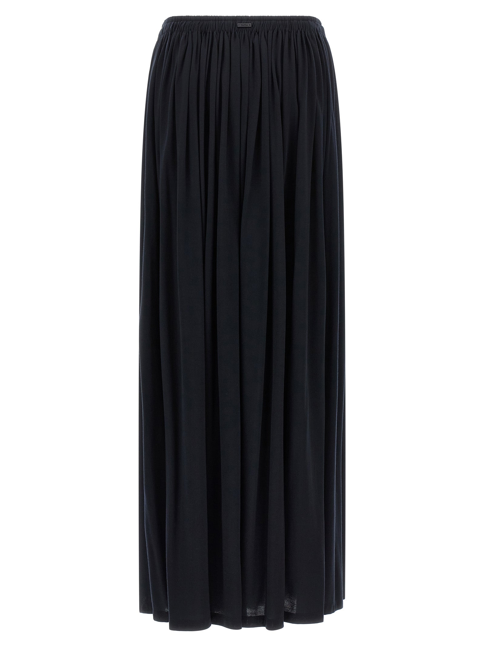 Blue Lyocell Mini Skirt