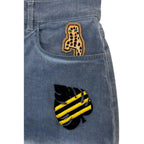 Blue Cotton Women Shorts
