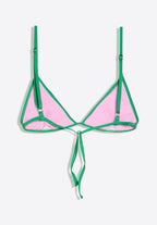 CONTRAST TRIANGLE - BIKINI TOP - Bikinitop - light pink