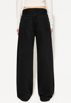 WIDE-LEG - Wide leg - black
