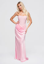 DRESS LA-OM-DLR392 - Galajurk - pink