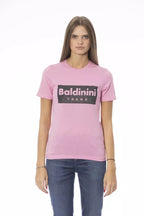 Multicolor Cotton Women T-Shirt