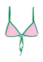 CONTRAST TRIANGLE - BIKINI TOP - Bikinitop - light pink